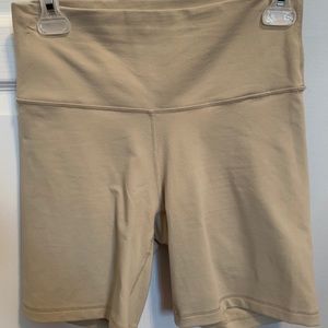 Nude Aritzia TNA Stretchy Biker Shorts